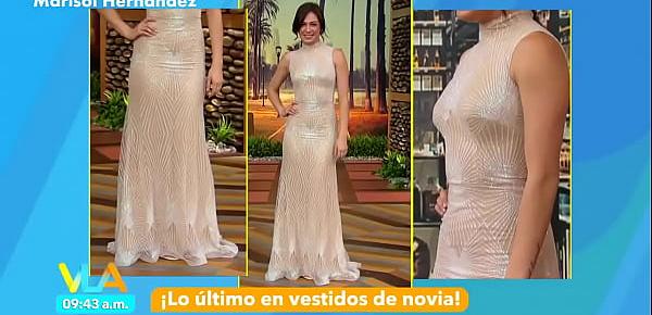  Marisol Hernandez Cuerpazo en Vestido Entallado VLA